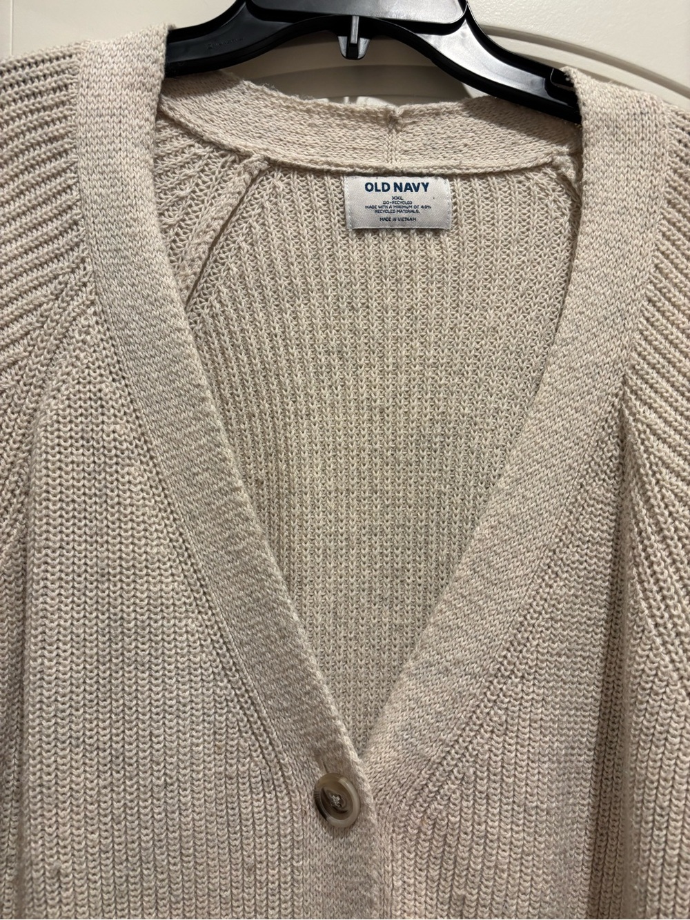 Plus Ivory Cardigan - Picture 3 of 3
